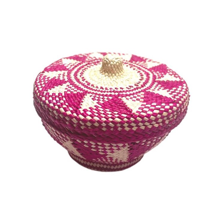 PANERA DE PAJA CON TAPA MINI