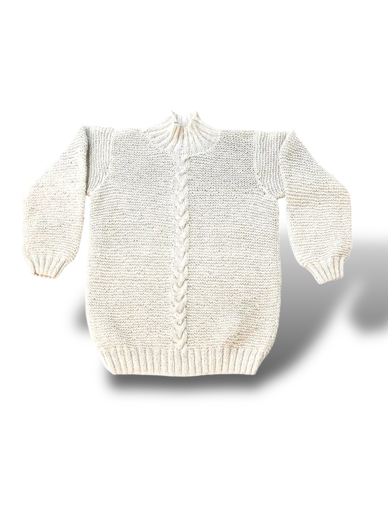 BH16XL - CHOMPA CON TRENZA Y MUSGO AL LADO