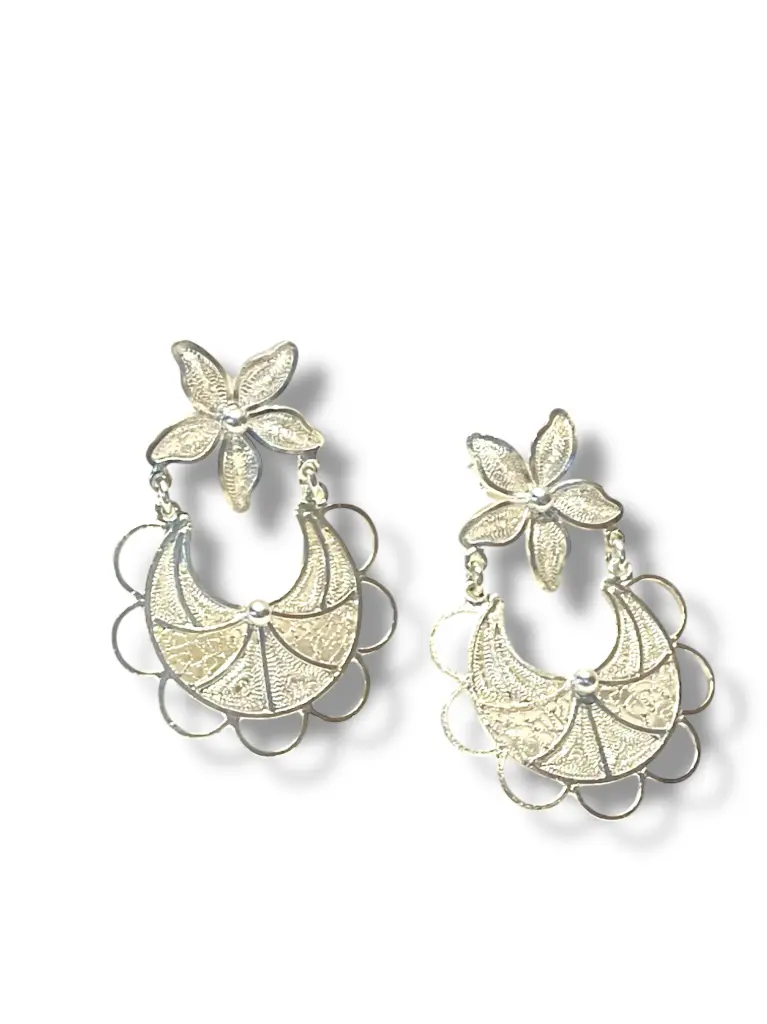 TJR211 - PAR DE ARETES IDENTIDAD EN PLATA