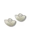 PAR DE ARETES IDENTIDAD EN PLATA