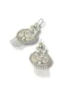 TJR213 - PAR DE ARETES IDENTIDAD EN PLATA