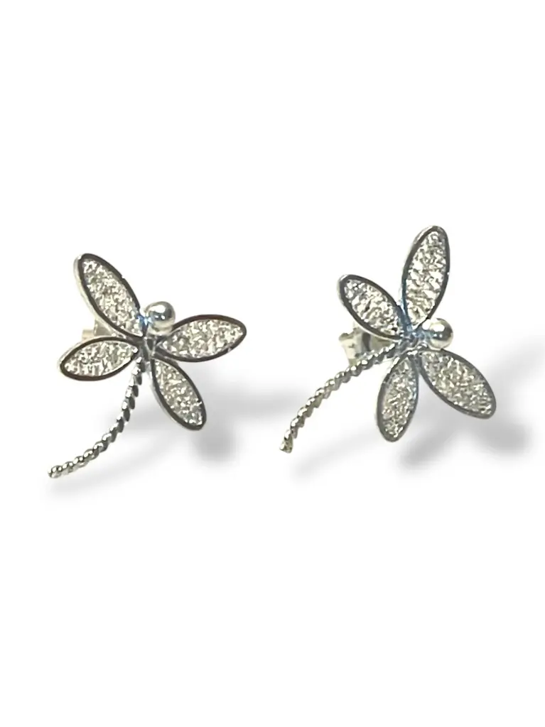 TJR215 - PAR DE ARETES IDENTIDAD EN PLATA