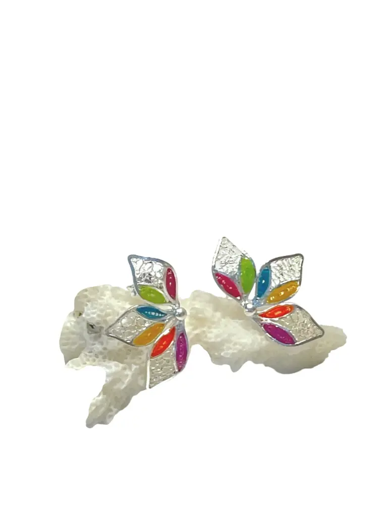 TJR216 - PAR DE ARETES IDENTIDAD EN PLATA