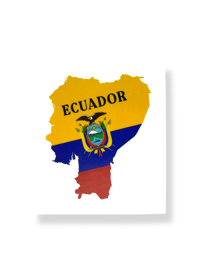 9T6 - STICKER MAPA ECUADOR