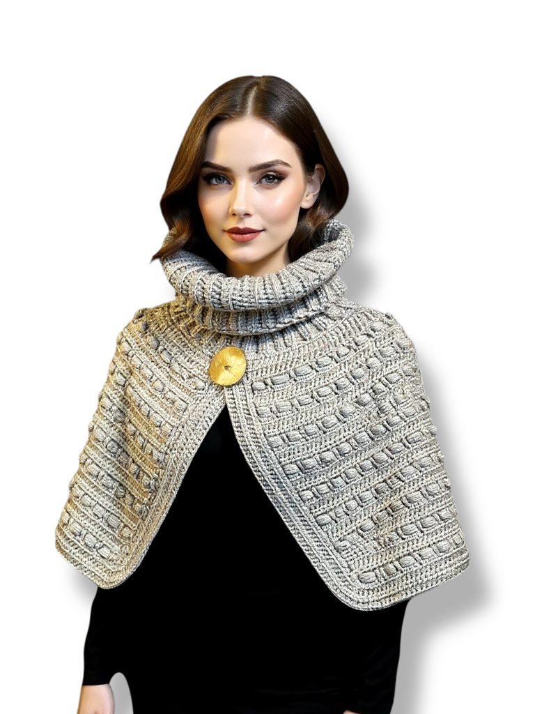 EVCAL16 - CAPA CUELLO GRUGE LANA DE ALPACA