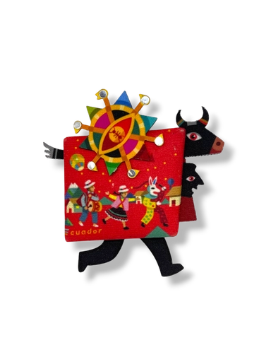 [SKP6] SKP6 - BROCHE VACA LOCA