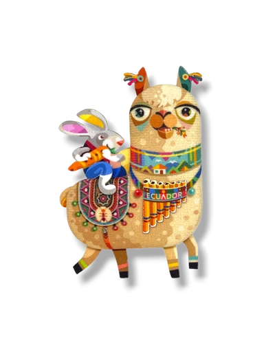 [SKP8] SKP8 - BROCHE LLAMA