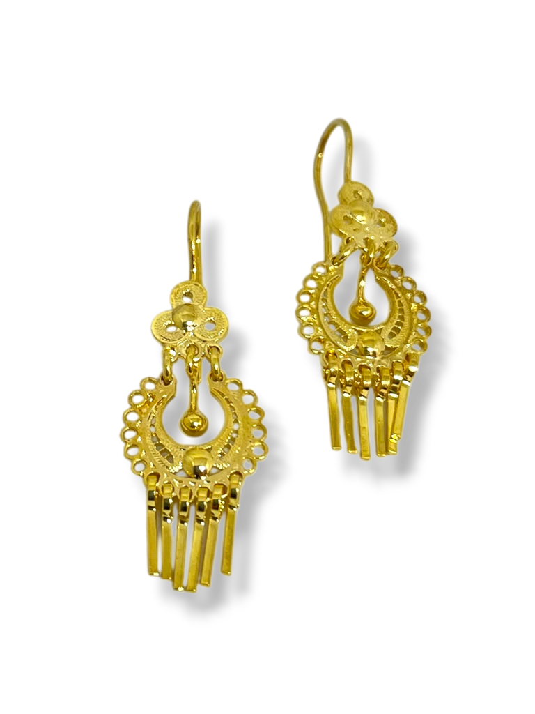 TJR329 - PAR DE ARETES IDENTIDAD EN PLATA