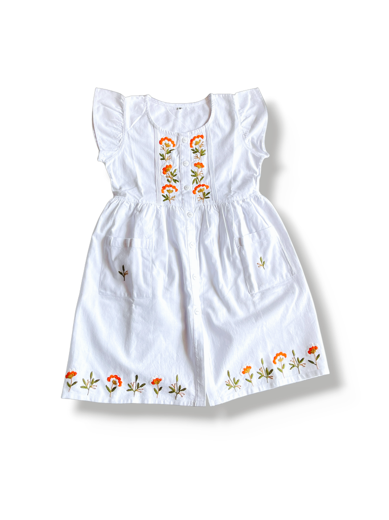 5V61 - VESTIDO BORDADO T/6