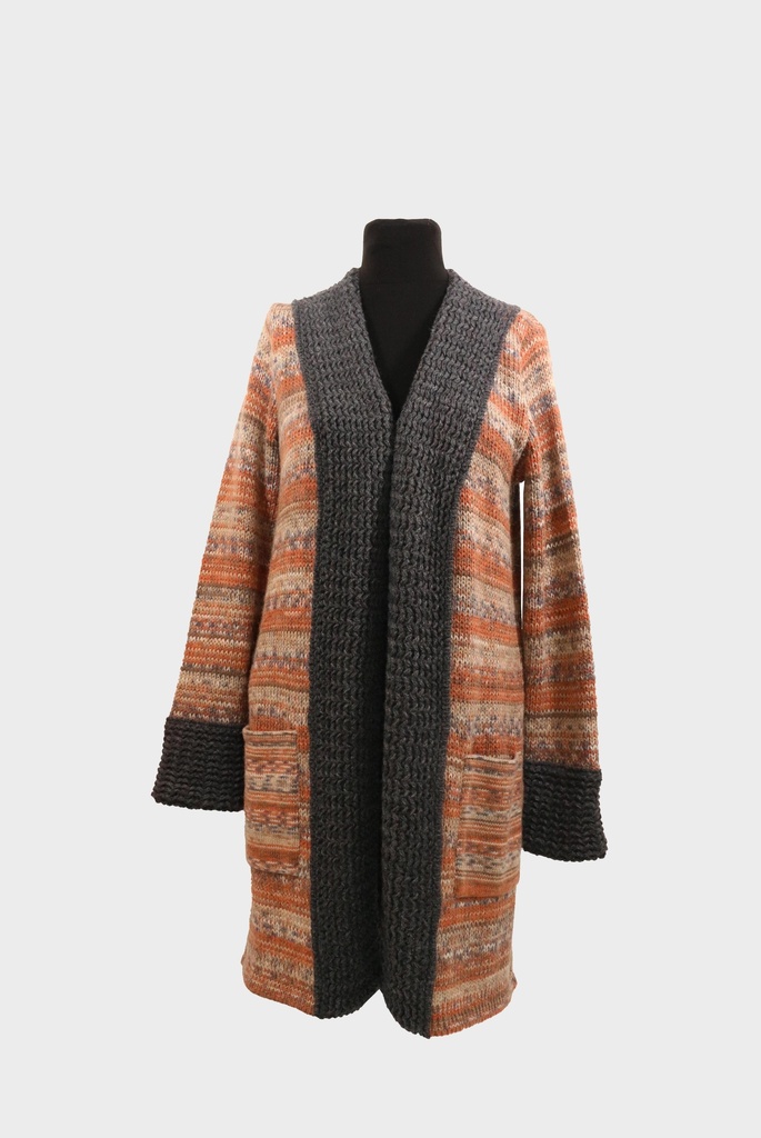 [KA14] KA14 - ABRIGO MELANGE AURA