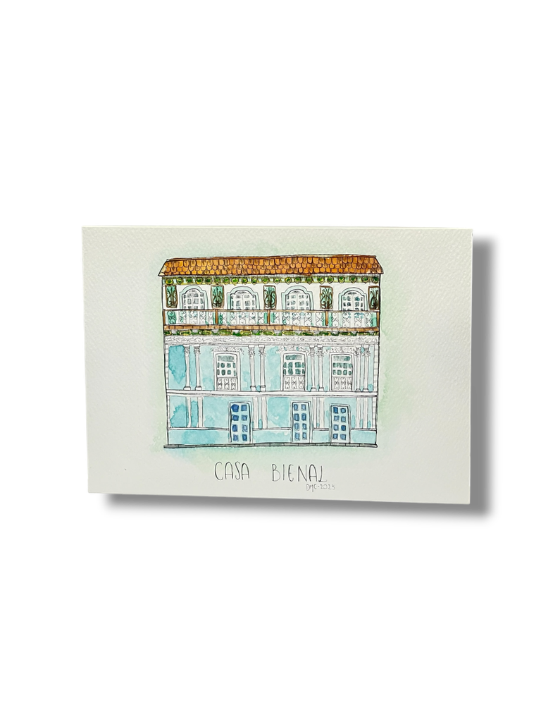 [DM003] DM003 - OBRA ACUARELA CASA, A5 (CASA BIENAL)