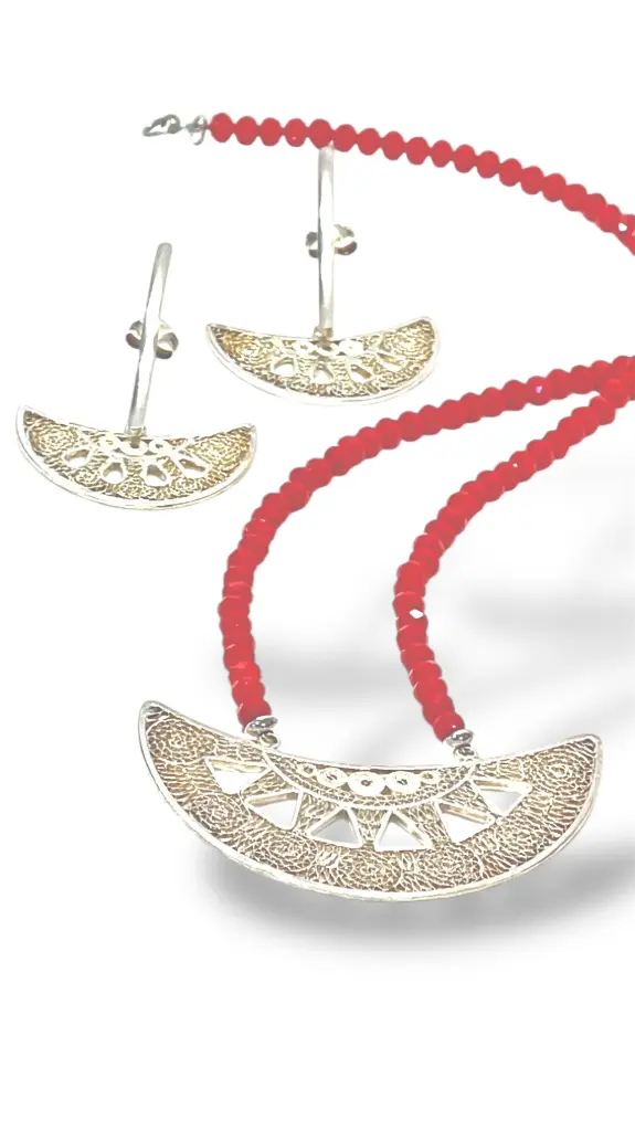 TJAF69 - PAR ARETES IDENTIDAD EN PLATA