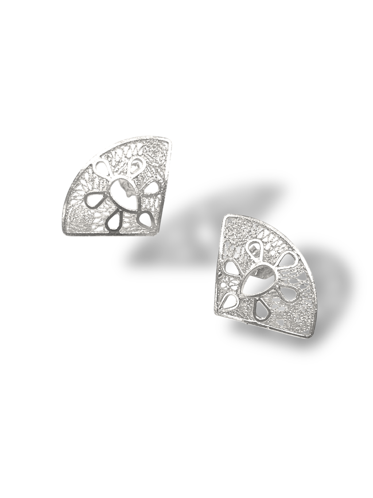 TJAF97 - PAR ARETES IDENTIDAD EN PLATA