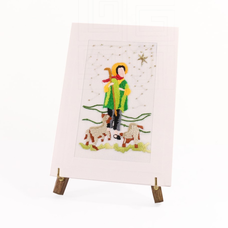 [BT29] TARJETA PASTOR CON OVEJAS