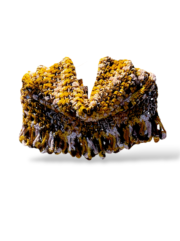 EC56 - CUELLO CAFÉ MOSTAZA