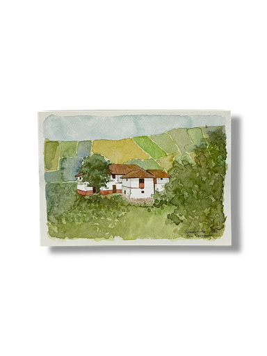 [GA012] GA012 - OBRA ACUARELA PAISAJE, A5 (SAN FERNANDO)